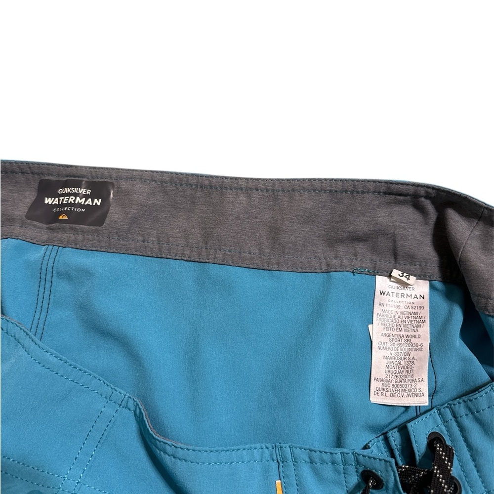 Quiksilver Waterman Blue Quick-Dry Board Shorts - Picture 4 of 4